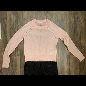 Banana republic sheer pink sweater